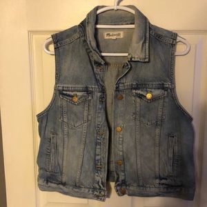 Madewell Jean Vest